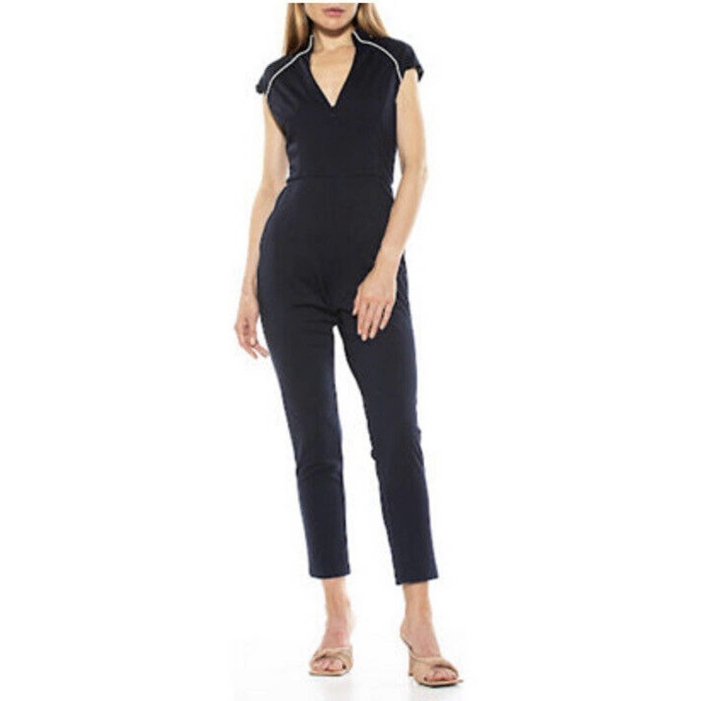 Alexia Admor Niamah Jumpsuit Size XL Navy